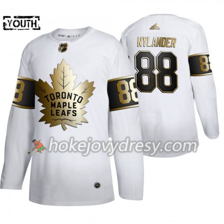Dětské Hokejový Dres Toronto Maple Leafs William Nylander 88 Adidas 2019-2020 Golden Edition Bílá Authentic
